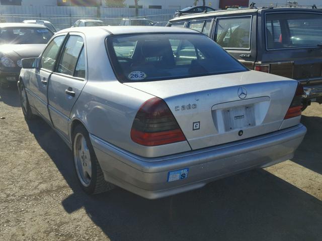 WDBHA29G9XA697313 - 1999 MERCEDES-BENZ C 280 SILVER photo 3