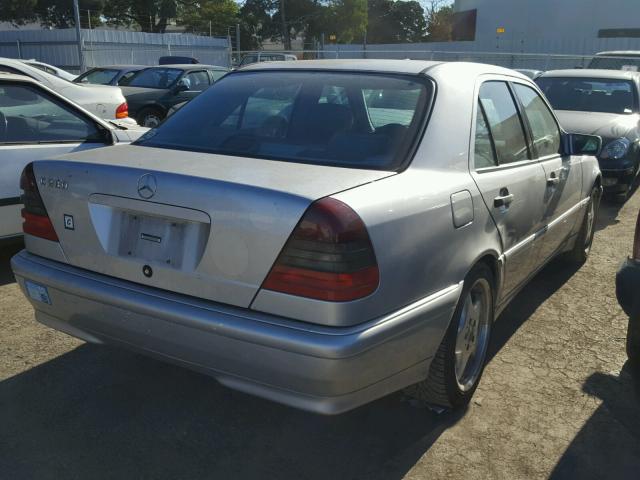 WDBHA29G9XA697313 - 1999 MERCEDES-BENZ C 280 SILVER photo 4