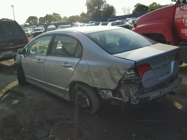 1HGFA16897L077373 - 2007 HONDA CIVIC EX GRAY photo 3