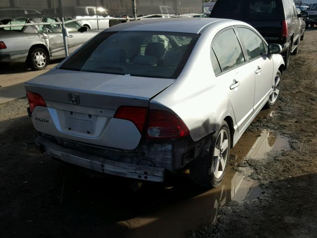 1HGFA16897L077373 - 2007 HONDA CIVIC EX 灰色 照片 4