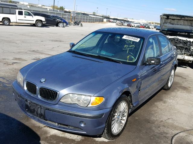 WBAEW53422PG18558 - 2002 BMW 330 XI BLUE photo 2