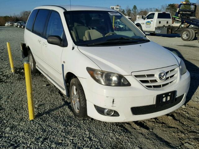 JM3LW28A540510362 - 2004 MAZDA MPV WAGON WHITE photo 1