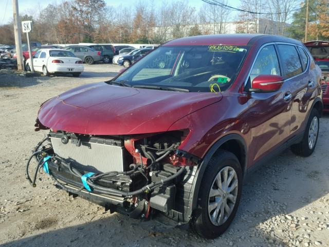 5N1AT2MK9FC854538 - 2015 NISSAN ROGUE S RED photo 2