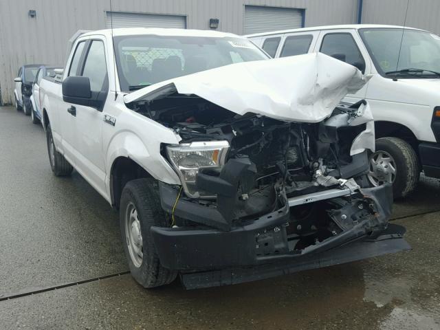 1FTEX1C82HFB23543 - 2017 FORD F150 SUPER WHITE photo 1