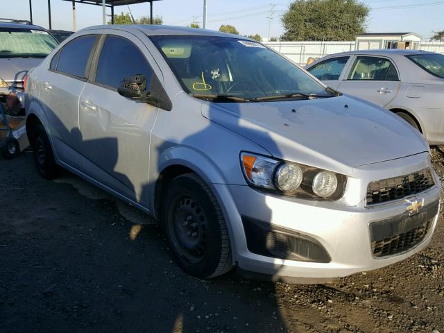 1G1JA5SH6D4212930 - 2013 CHEVROLET SONIC LS SILVER photo 1