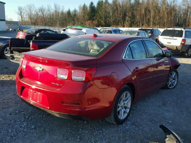 1G11C5SL8EF115569 - 2014 CHEVROLET MALIBU 1LT RED photo 4