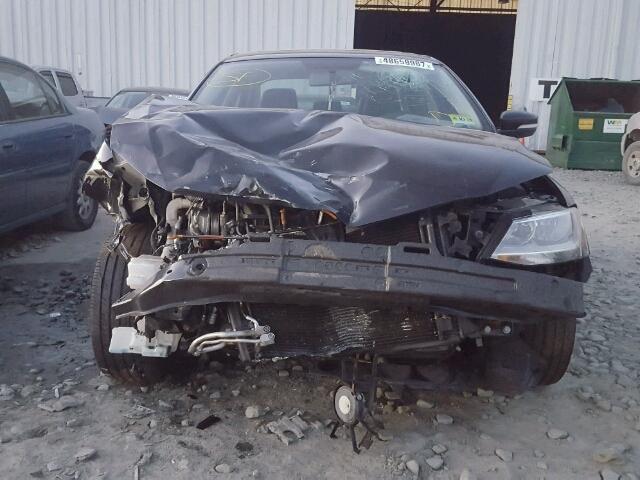 3VWDZ7AJ8BM347130 - 2011 VOLKSWAGEN JETTA SE BLACK photo 9