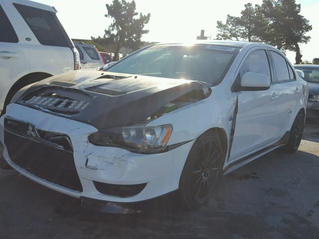 JA3AU86W39U023246 - 2009 MITSUBISHI LANCER GTS WHITE photo 2