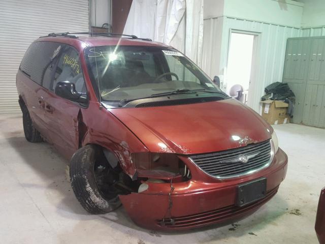 2C4GP44R73R338967 - 2003 CHRYSLER TOWN & COU RED photo 1