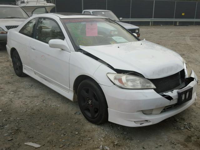 1HGEM22984L027633 - 2004 HONDA CIVIC EX 白色 照片 1