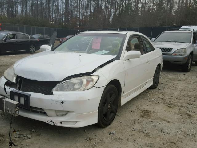 1HGEM22984L027633 - 2004 HONDA CIVIC EX WHITE photo 2