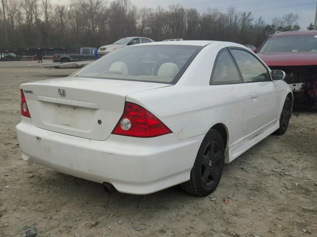 1HGEM22984L027633 - 2004 HONDA CIVIC EX WHITE photo 4