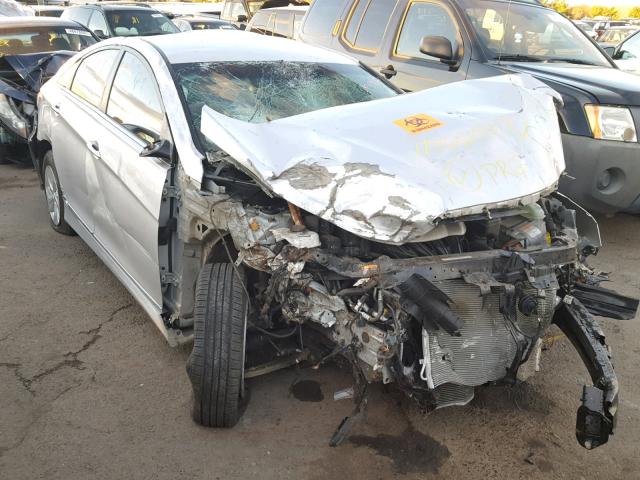 KMHEC4A49DA078438 - 2013 HYUNDAI SONATA HYB SILVER photo 1