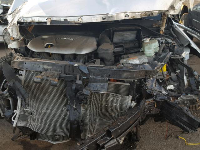 KMHEC4A49DA078438 - 2013 HYUNDAI SONATA HYB SILVER photo 7