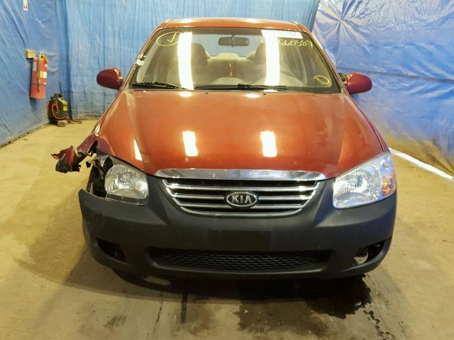 KNAFE122885543950 - 2008 KIA SPECTRA EX RED photo 9