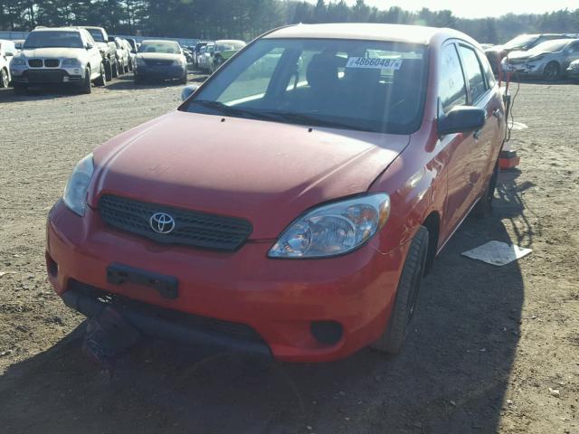 2T1KR32E38C693138 - 2008 TOYOTA COROLLA MA RED photo 2