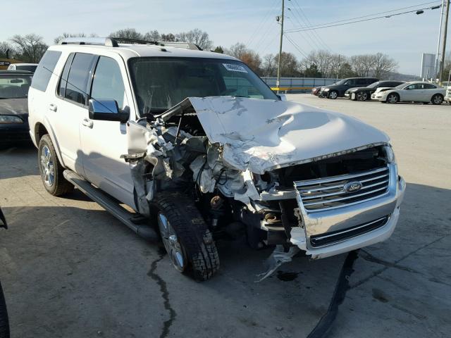 1FMEU6FE6AUA45661 - 2010 FORD EXPLORER L WHITE photo 1