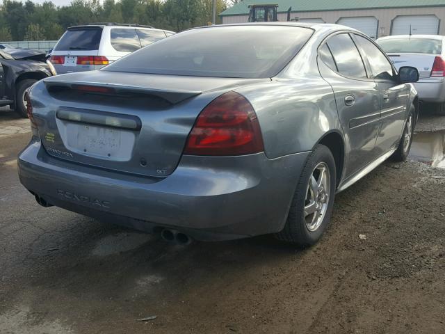 2G2WS522741216653 - 2004 PONTIAC GRAND PRIX Կապույտ լուսանկար 4