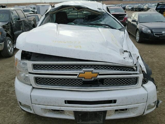 3GCPKSE29DG274751 - 2013 CHEVROLET SILVERADO WHITE photo 7