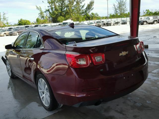 1G11F5SL8FF121025 - 2015 CHEVROLET MALIBU LTZ 红色 照片 3