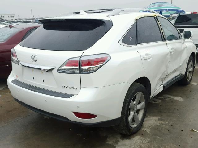 JTJZK1BA0F2422020 - 2015 LEXUS RX 350 WHITE photo 4