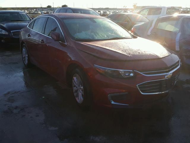 1G1ZE5ST9HF122225 - 2017 CHEVROLET MALIBU LT MAROON photo 1