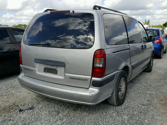 1GNDX03E34D221361 - 2004 CHEVROLET VENTURE SILVER photo 4