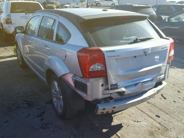 1B3CB4HA9AD613533 - 2010 DODGE CALIBER SX SILVER photo 3