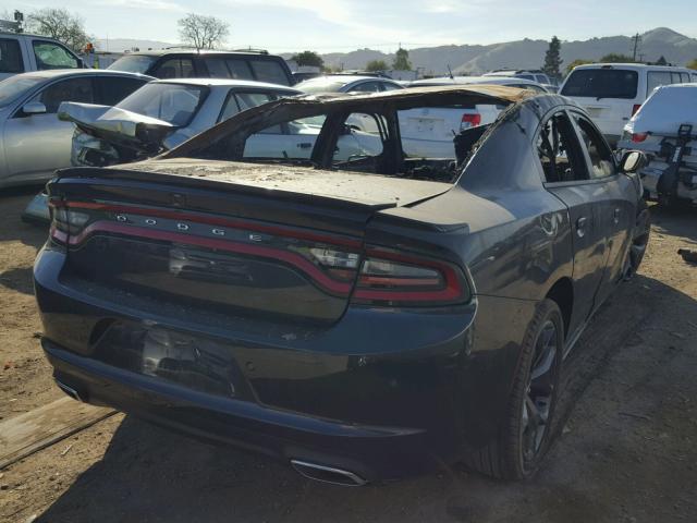 2C3CDXHG2HH626608 - 2017 DODGE CHARGER SX GRAY photo 4