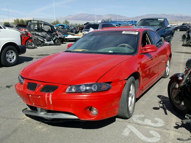1G2WP52K82F191902 - 2002 PONTIAC GRAND PRIX 红色 照片 2