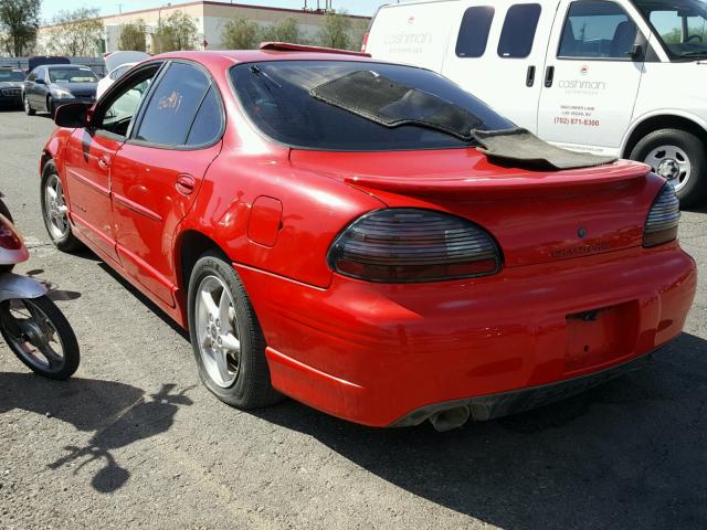 1G2WP52K82F191902 - 2002 PONTIAC GRAND PRIX 红色 照片 3