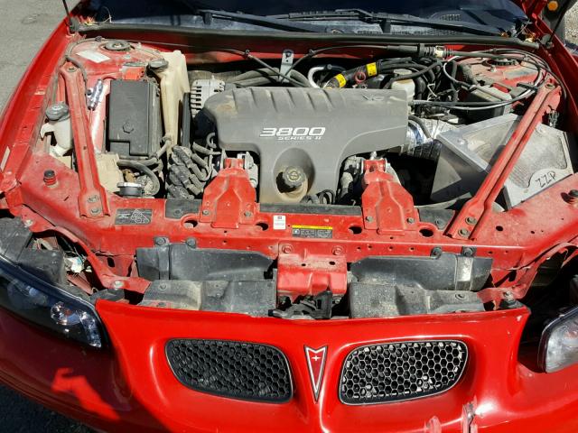 1G2WP52K82F191902 - 2002 PONTIAC GRAND PRIX 红色 照片 7