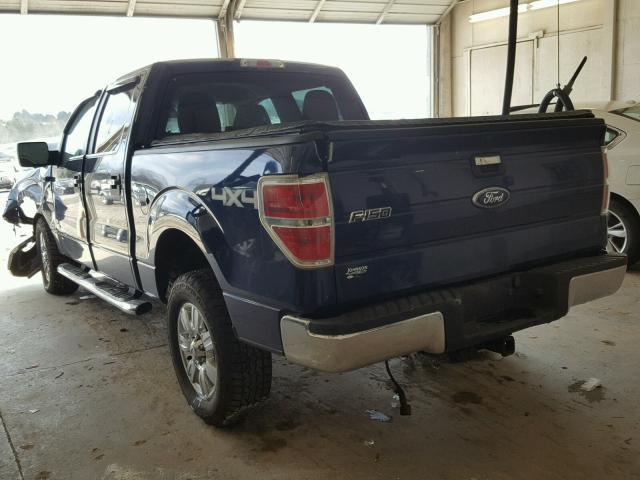 1FTEW1E81AFB66843 - 2010 FORD F150 SUPER BLUE photo 3