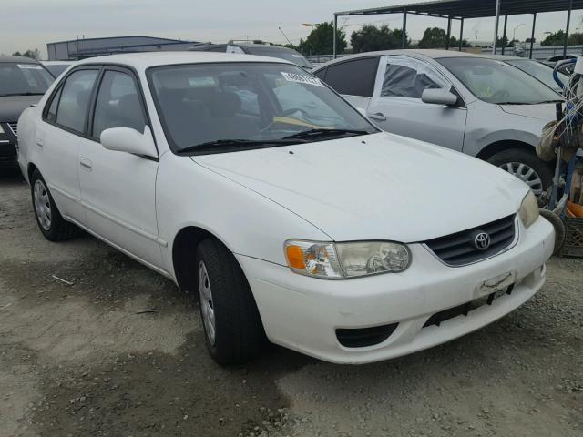 1NXBR12E91Z487749 - 2001 TOYOTA COROLLA CE WHITE photo 1