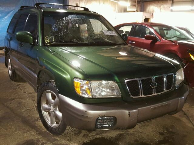 JF1SF65592G742461 - 2002 SUBARU FORESTER S GREEN photo 1