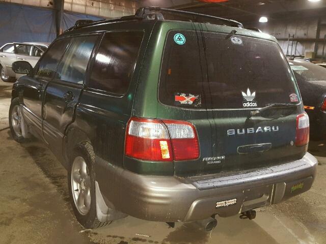 JF1SF65592G742461 - 2002 SUBARU FORESTER S 绿色 照片 3