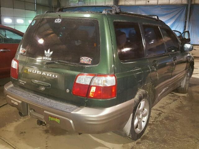 JF1SF65592G742461 - 2002 SUBARU FORESTER S 绿色 照片 4