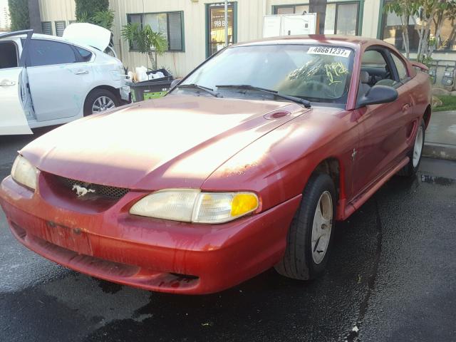 1FALP4040TF164276 - 1996 FORD MUSTANG RED photo 2