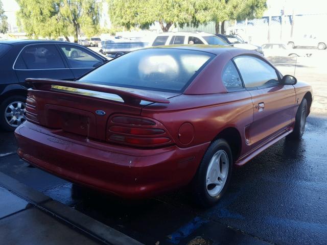 1FALP4040TF164276 - 1996 FORD MUSTANG RED photo 4