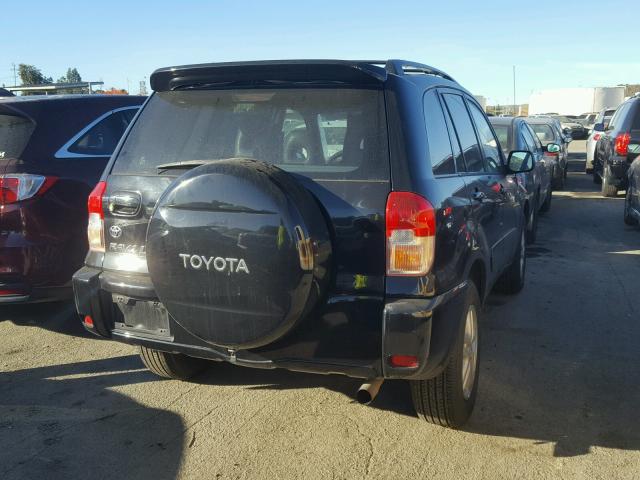 JTEGH20V220054168 - 2002 TOYOTA RAV4 BLACK photo 4