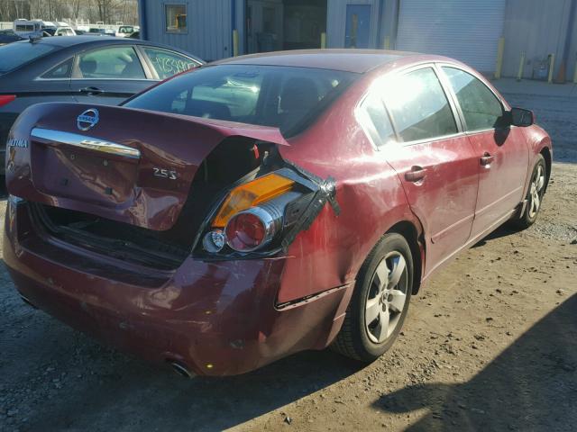 1N4AL21E07C125757 - 2007 NISSAN ALTIMA 2.5 RED photo 4