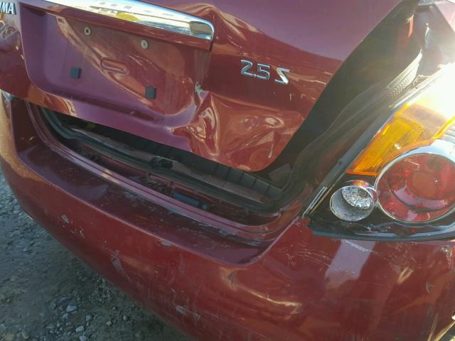 1N4AL21E07C125757 - 2007 NISSAN ALTIMA 2.5 RED photo 9