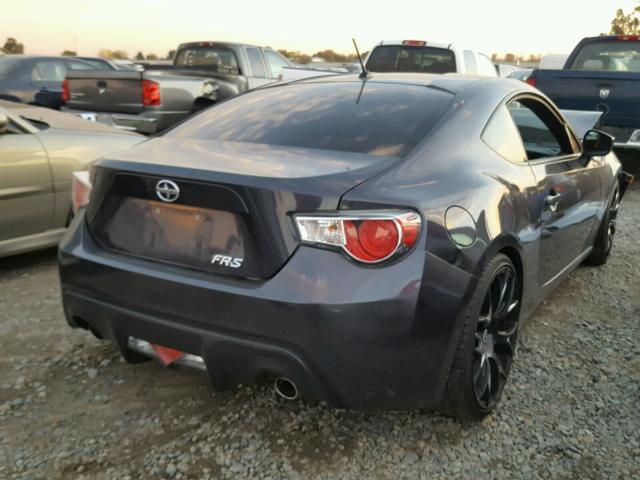 JF1ZNAA15D2726927 - 2013 TOYOTA SCION FR-S ნაცრისფერი ფოტო 4