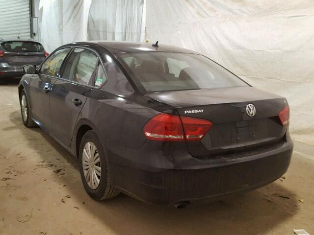 1VWAT7A31FC051024 - 2015 VOLKSWAGEN PASSAT S შავი ფოტო 3