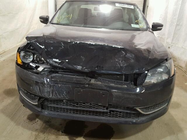 1VWAT7A31FC051024 - 2015 VOLKSWAGEN PASSAT S შავი ფოტო 9