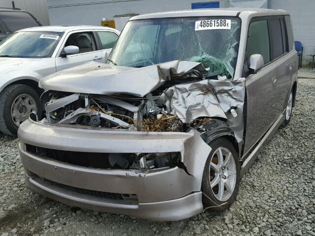 JTLKT324364083348 - 2006 TOYOTA SCION XB ნაცრისფერი ფოტო 2