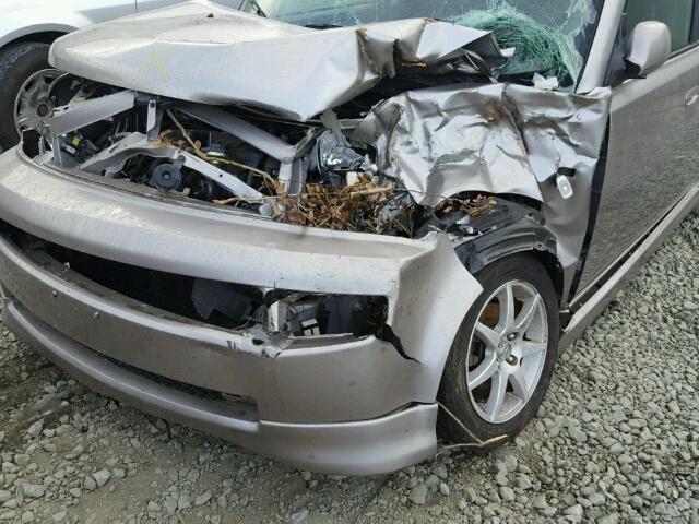 JTLKT324364083348 - 2006 TOYOTA SCION XB ნაცრისფერი ფოტო 9