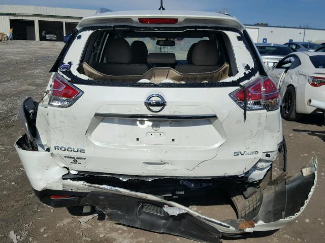 5N1AT2MV3FC783881 - 2015 NISSAN ROGUE S WHITE photo 9