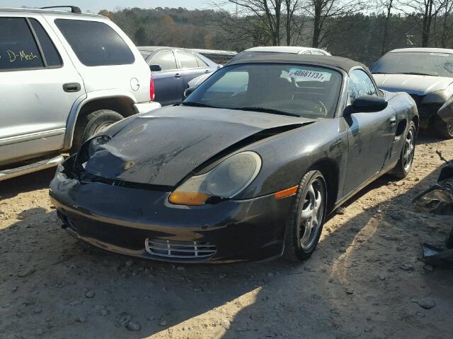 WP0CA2980XU621479 - 1999 PORSCHE BOXSTER BLACK photo 2