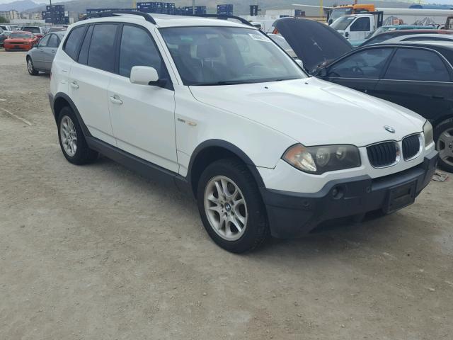 WBXPA73444WB24865 - 2004 BMW X3 2.5I WHITE photo 1